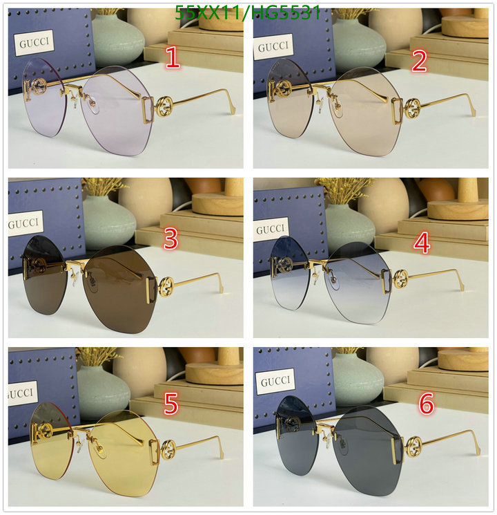 Glasses-Gucci, Code: HG5531,$: 55USD