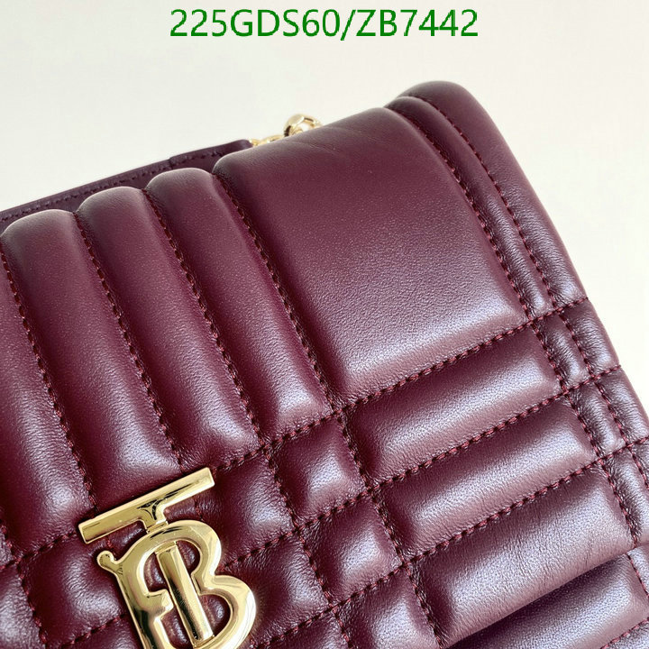 Burberry Bag-(Mirror)-Diagonal-,Code: ZB7442,$: 225USD