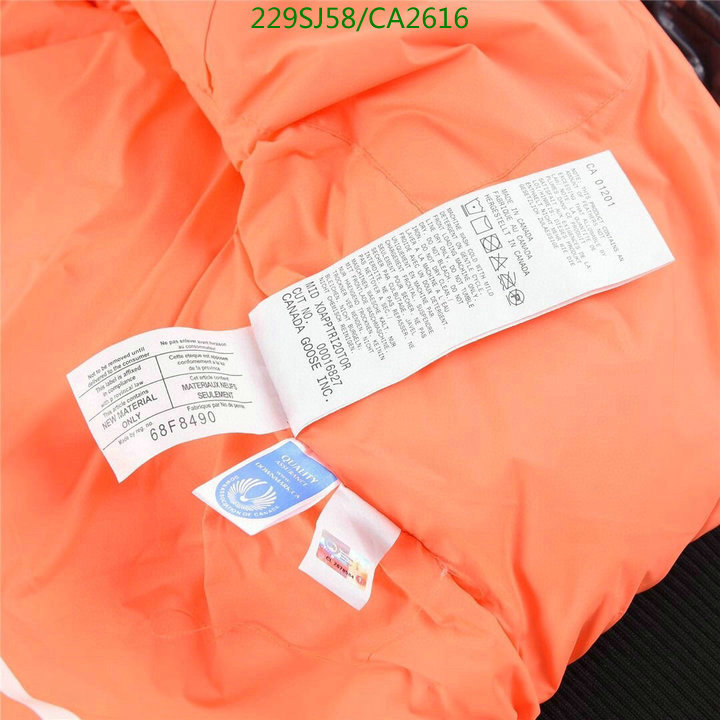 Down jacket Men-Canada Goose, Code: CA2616,$: 229USD