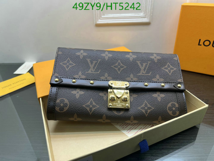 LV Bags-(4A)-Wallet-,Code: HT5242,$: 49USD