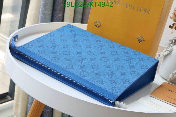 LV Bags-(Mirror)-Wallet-,Code: KT4942,$: 89USD