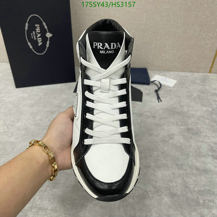 Men shoes-Prada, Code: HS3157,$: 175USD