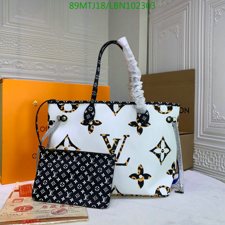 LV Bags-(4A)-Neverfull-,Code: LBN102303,$: 89USD