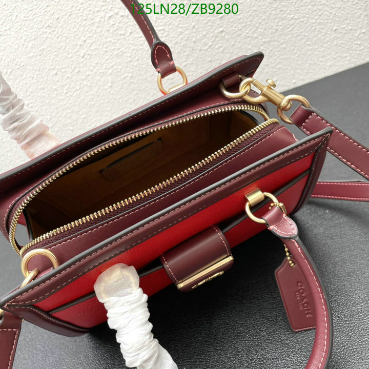 Coach Bag-(4A)-Handbag-,Code: ZB9280,$: 125USD