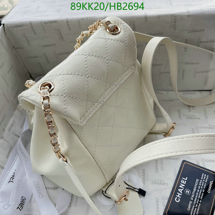 Chanel Bags ( 4A )-Backpack-,Code: HB2694,$: 89USD