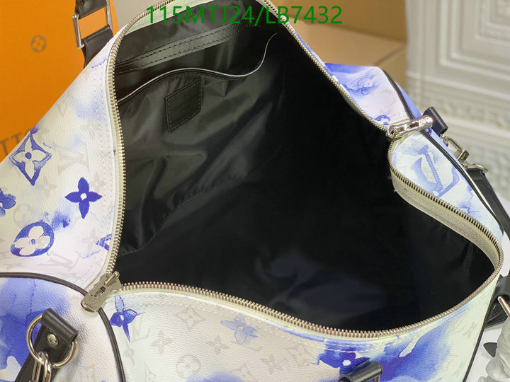 LV Bags-(4A)-Keepall BandouliRe 45-50-,Code: LB7432,$: 115USD