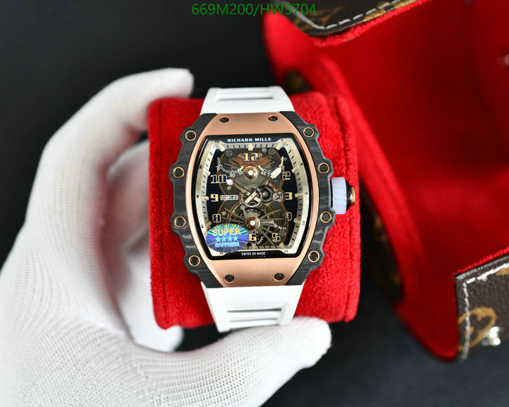 Watch-Mirror Quality-Richard Mille, Code: HW3704,$: 669USD