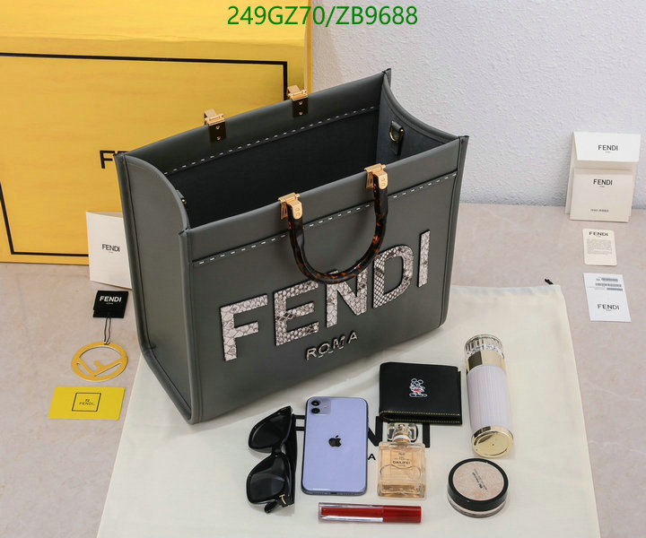 Fendi Bag-(Mirror)-Sunshine,Code: ZB9688,$: 249USD