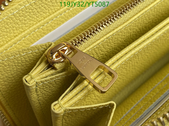 LV Bags-(Mirror)-Wallet-,Code: YT5087,$: 119USD