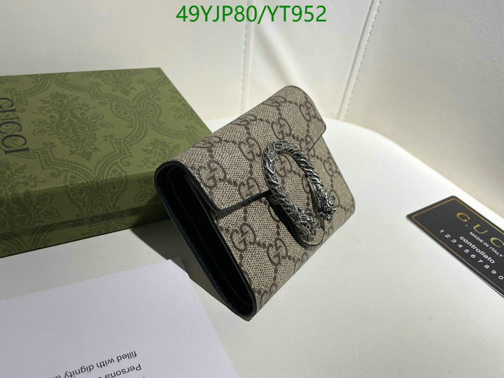 Gucci Bag-(4A)-Wallet-,Code: YT952,$: 49USD