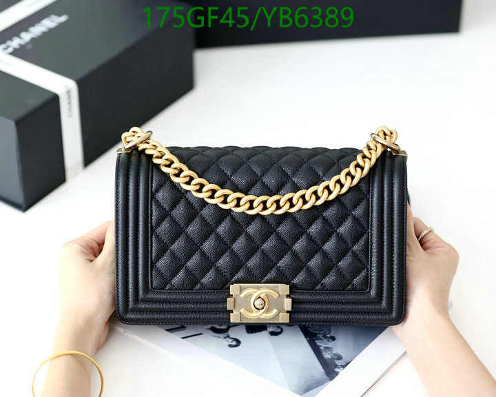 Chanel Bags -(Mirror)-Le Boy,Code: YB6389,$: 175USD