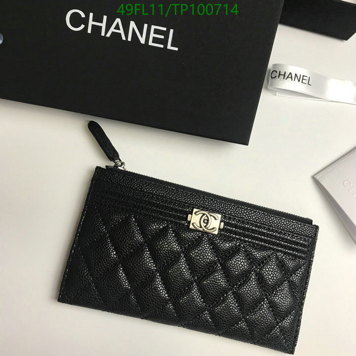 Chanel Bags ( 4A )-Wallet-,Code: TP100714,$: 49USD