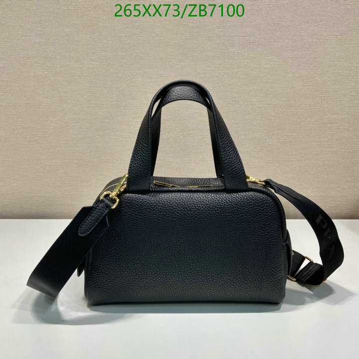 Prada Bag-(Mirror)-Handbag-,Code: ZB7100,$: 265USD