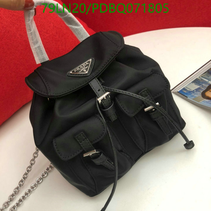 Prada Bag-(4A)-Backpack-,Code:PDBQ071805,$: 119USD