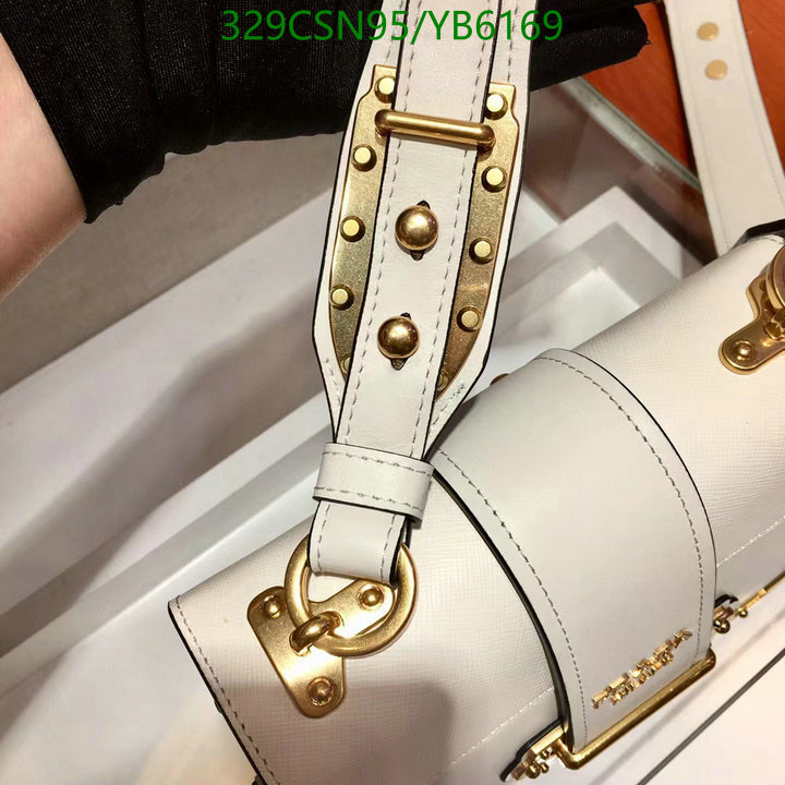 Prada Bag-(Mirror)-Diagonal-,Code: YB6169,$: 329USD