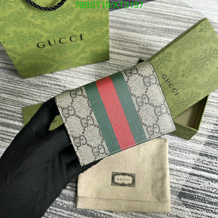 Gucci Bag-(Mirror)-Wallet-,Code: XT3197,$: 79USD