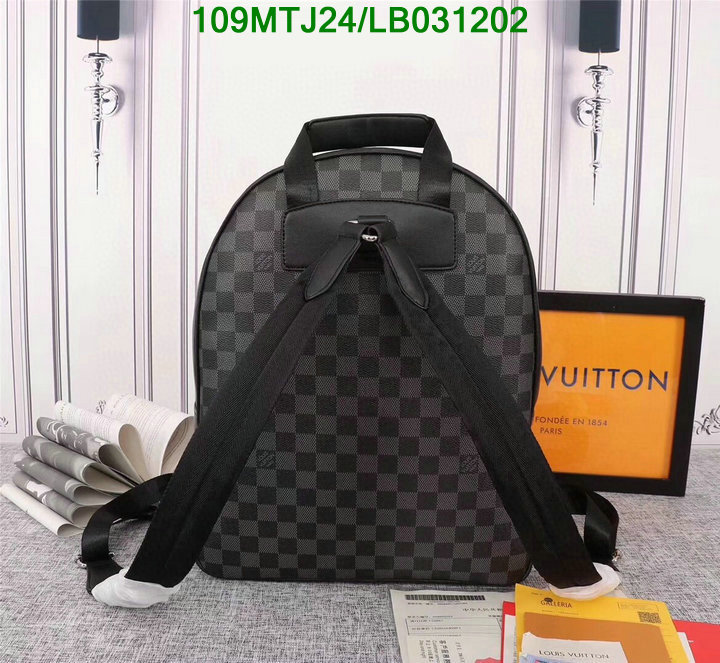 LV Bags-(4A)-Backpack-,Code: LB031202,$: 109USD