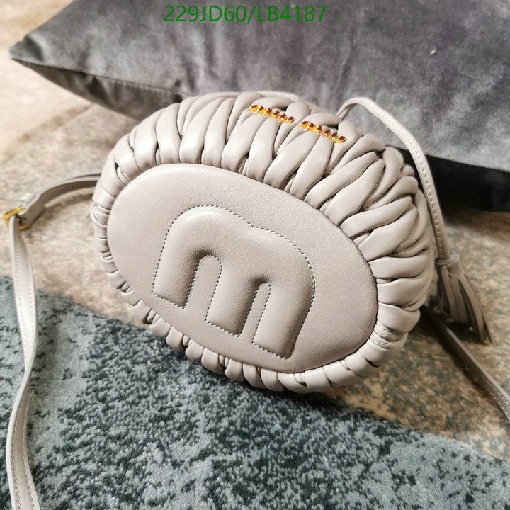 Miu Miu Bag-(Mirror)-Diagonal-,Code: LB4187,$: 229USD