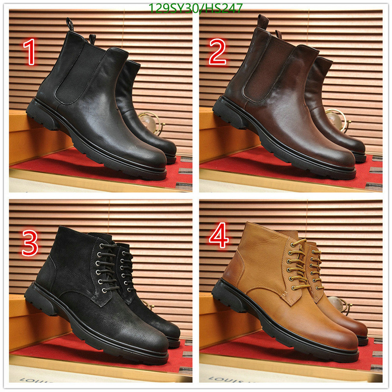 Men shoes-Boots, Code: HS247,$: 129USD