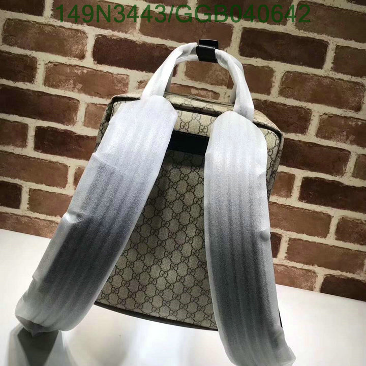 Gucci Bag-(Mirror)-Backpack-,Code:GGB040642,$:149USD