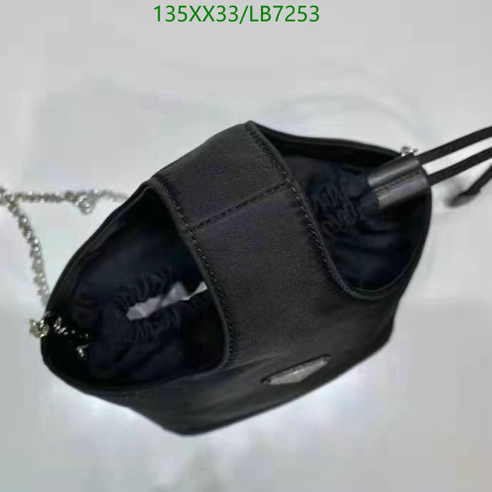 Prada Bag-(Mirror)-Handbag-,Code: LB7253,$: 135USD