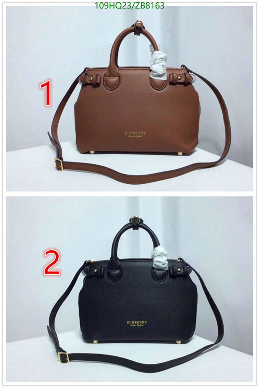 Burberry Bag-(4A)-Handbag-,Code: ZB8163,$: 109USD