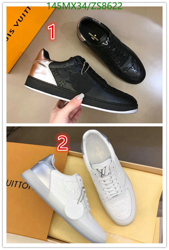 Men shoes-LV, Code: ZS8622,$: 145USD