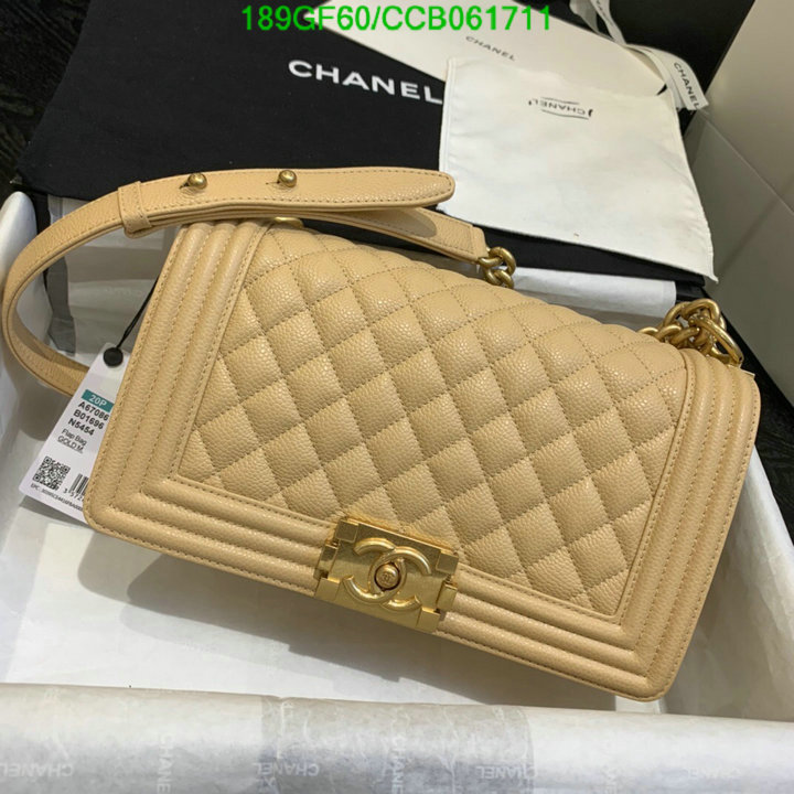 Chanel Bags -(Mirror)-Le Boy,Code: CCB061711,$: 189USD