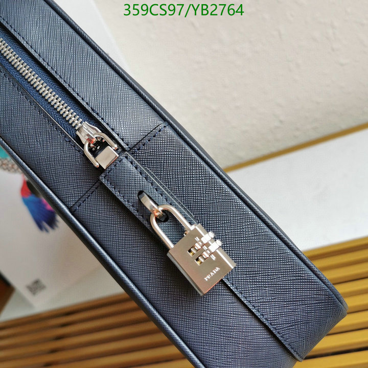 Prada Bag-(Mirror)-Handbag-,Code: YB2764,$: 359USD