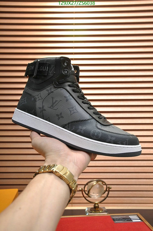 Men shoes-LV, Code: ZS6038,$: 129USD