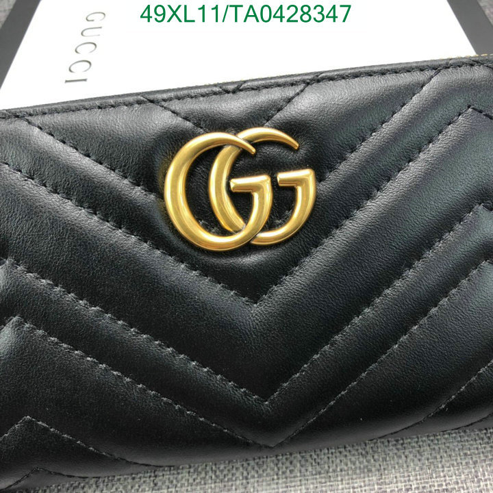 Gucci Bag-(4A)-Wallet-,Code:TA0428347,$: 49USD