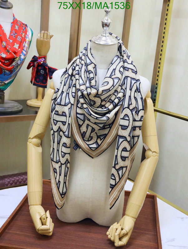 Scarf-Burberry, Code:MA1536,$: 75USD