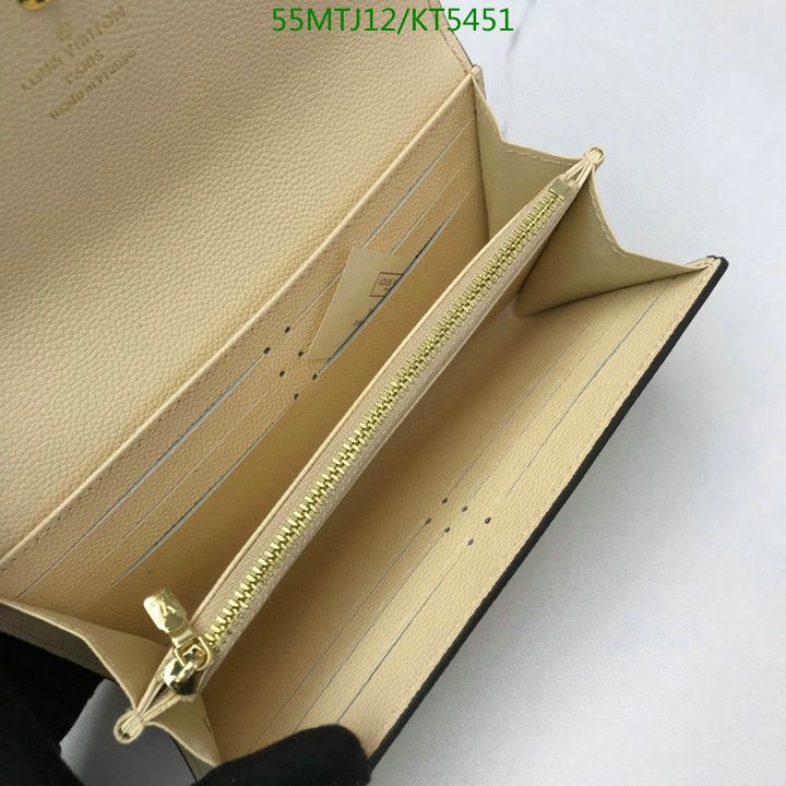 LV Bags-(4A)-Wallet-,Code: KT5451,$: 55USD