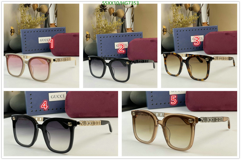 Glasses-Gucci, Code: HG7353,$: 55USD