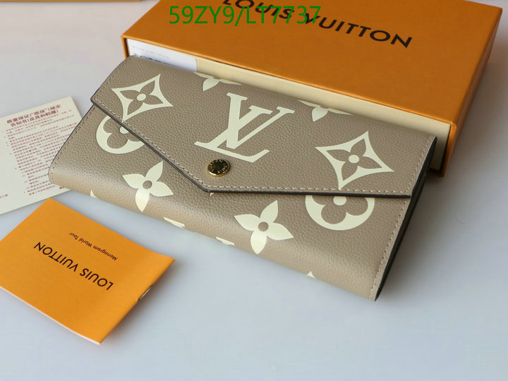 LV Bags-(4A)-Wallet-,Code: LT7737,$: 59USD