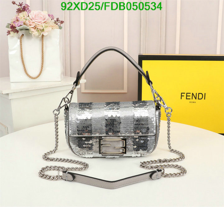 Fendi Bag-(4A)-Baguette-,Code: FDB050534,$: 92USD