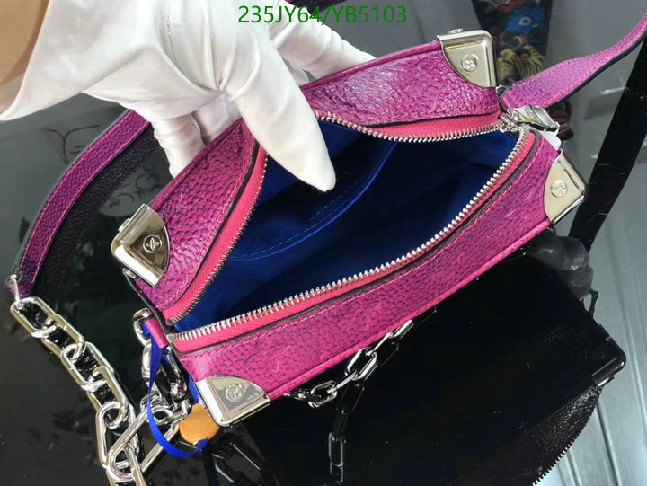 LV Bags-(Mirror)-Petite Malle-,Code: YB5103,$: 235USD