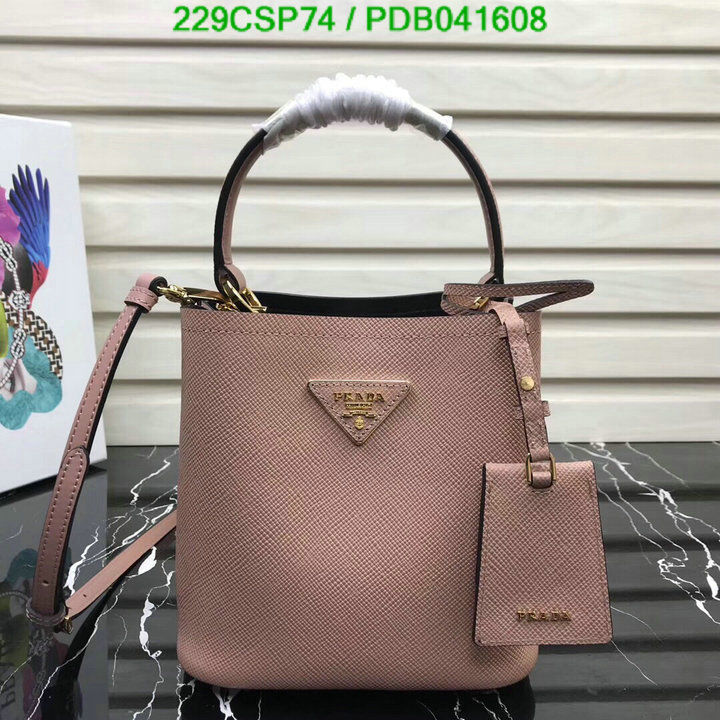 Prada Bag-(Mirror)-Diagonal-,Code: PDB041608,$: 229USD