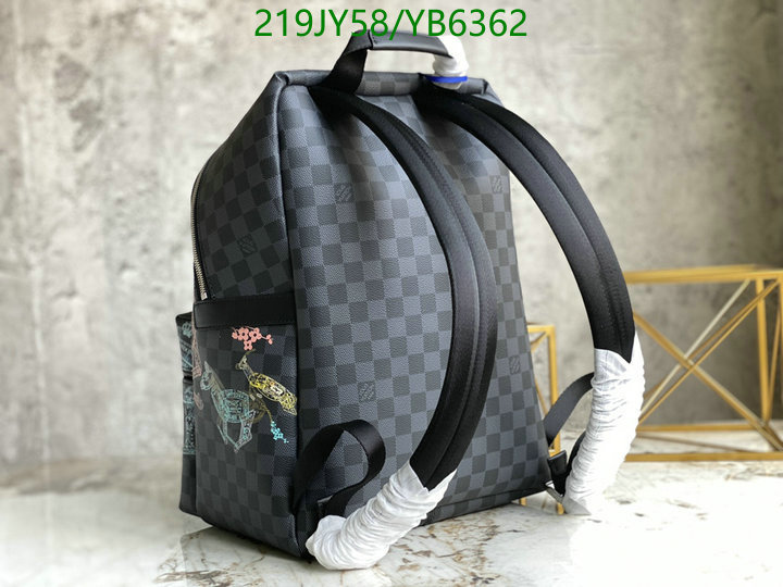 LV Bags-(Mirror)-Backpack-,Code: YB6362,$: 219USD