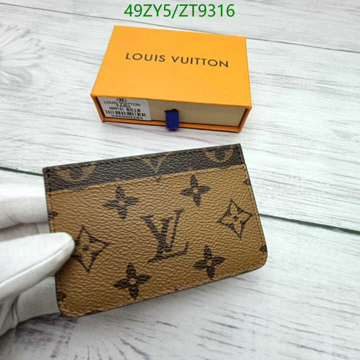 LV Bags-(4A)-Wallet-,Code: ZT9316,$: 49USD