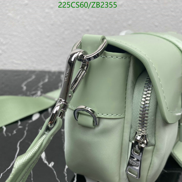 Prada Bag-(Mirror)-Diagonal-,Code: ZB2355,$: 225USD