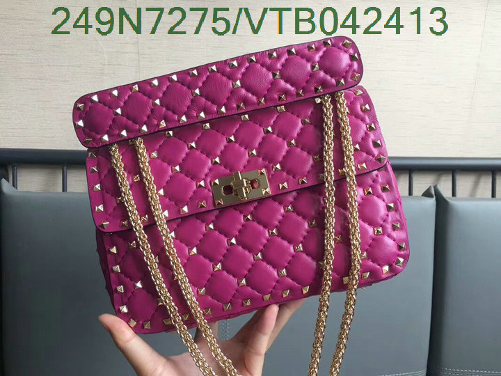 Valentino Bag-(Mirror)-Rockstud Spike,Code: VTB042413,$:249USD