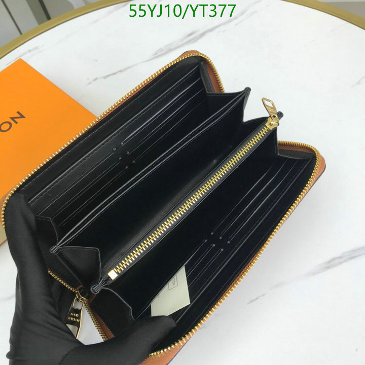 LV Bags-(4A)-Wallet-,Code: YT377,$: 55USD