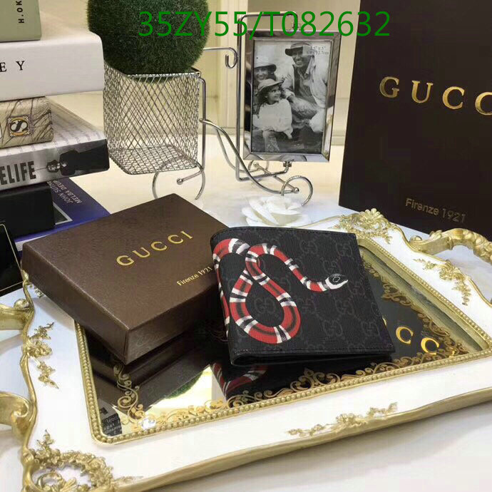 Gucci Bag-(4A)-Wallet-,Code: T082632,$:35USD