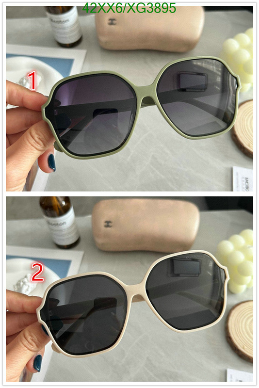 Glasses-Chanel, Code: XG3895,$: 42USD