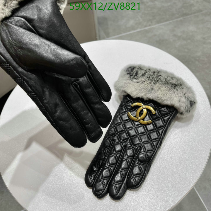 Gloves-Chanel, Code: ZV8821,$: 59USD