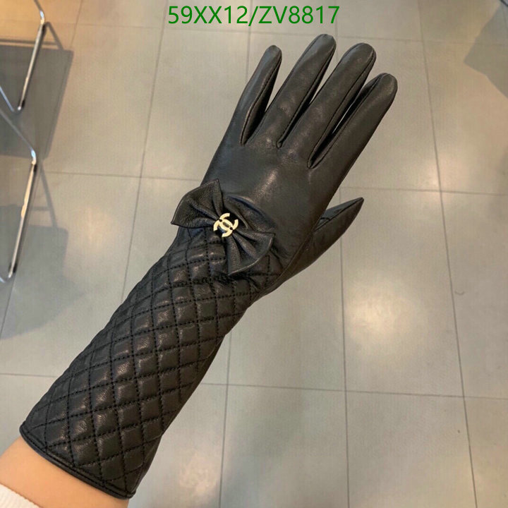 Gloves-Chanel, Code: ZV8817,$: 59USD