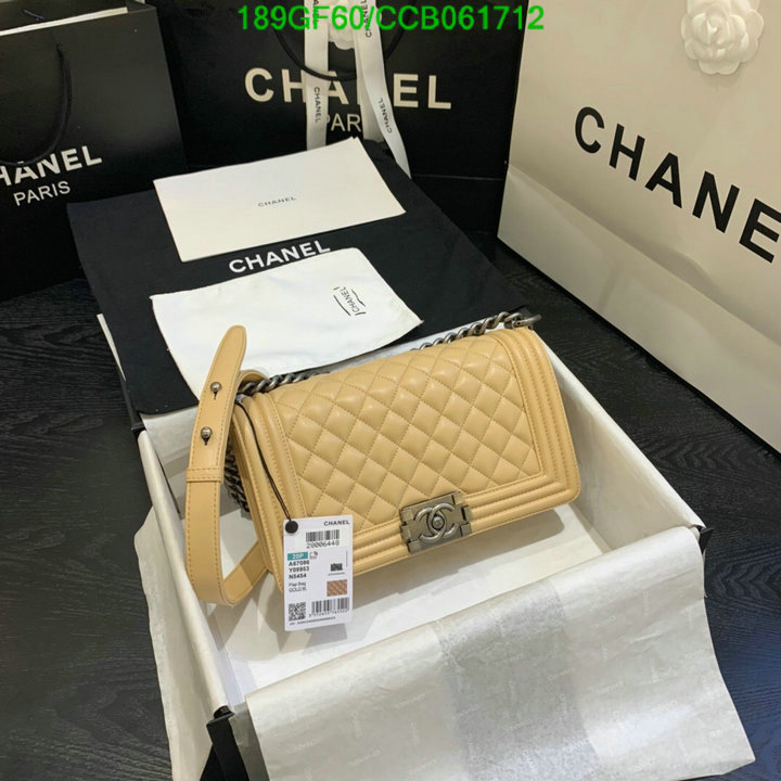 Chanel Bags -(Mirror)-Le Boy,Code: CCB061712,$: 189USD