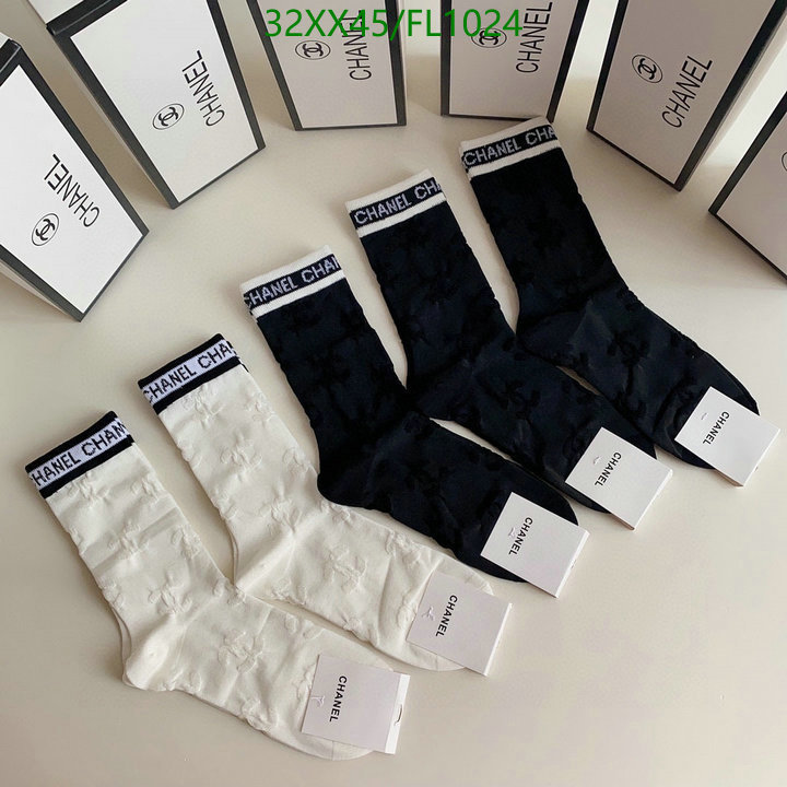 Sock-Chanel,Code: FL1023,$: 32USD