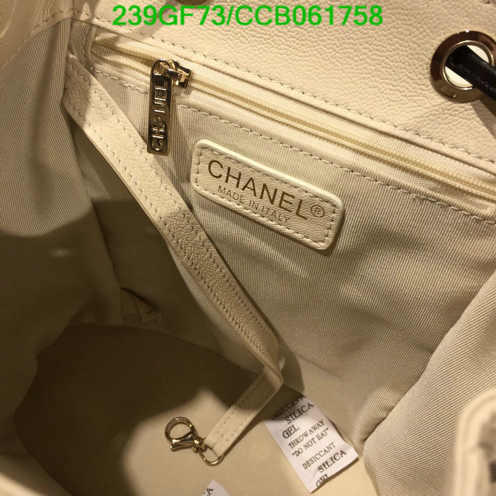 Chanel Bags -(Mirror)-Backpack-,Code: CCB061758,$: 239USD